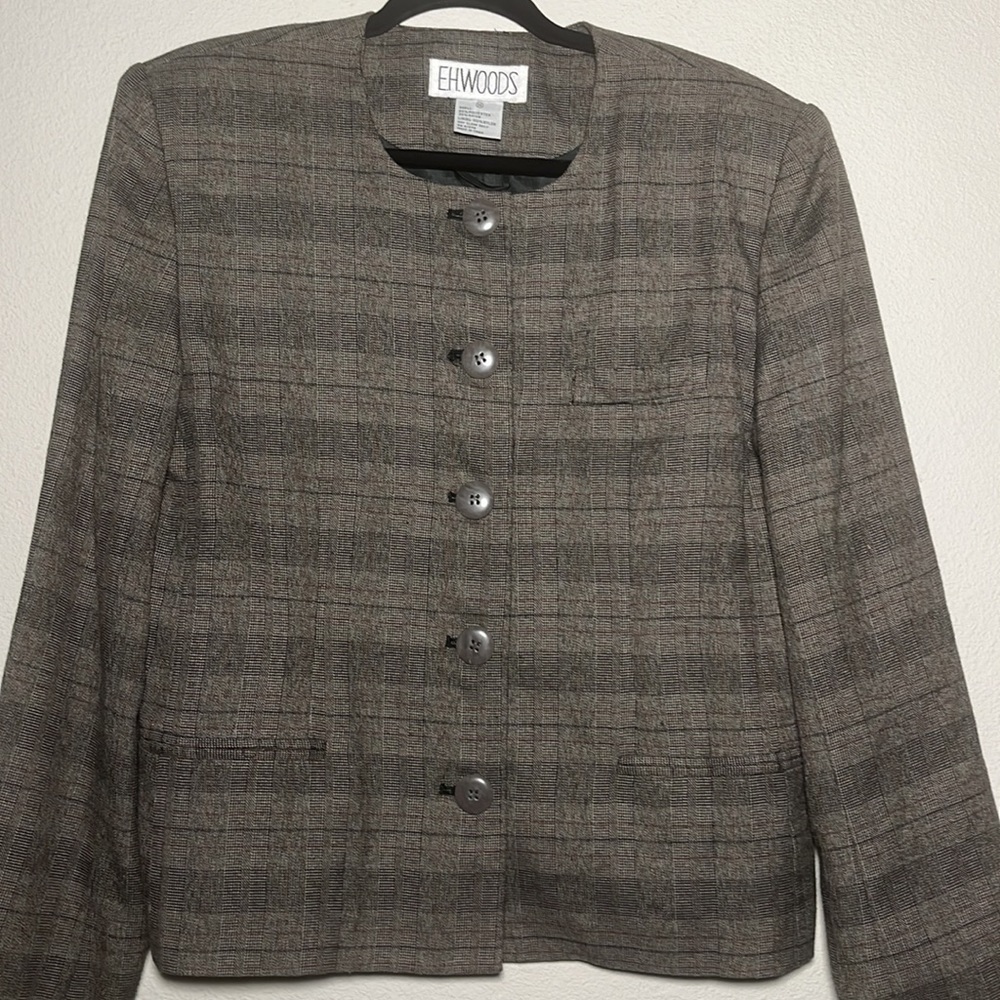 Plaid Skirt Suit size 14